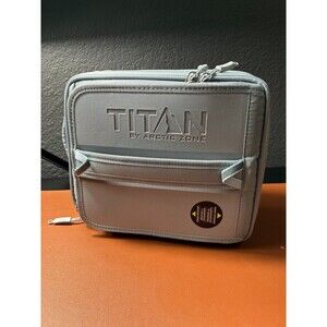 Titan Arctic Zone Fridge Cold Crush Resistant Lunch Pack 2 Ice Walls Grey